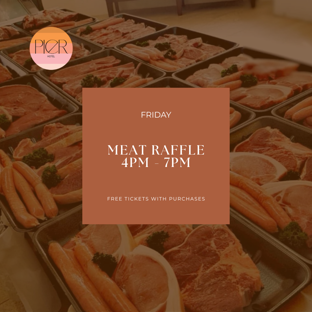 Friday night meat raffles