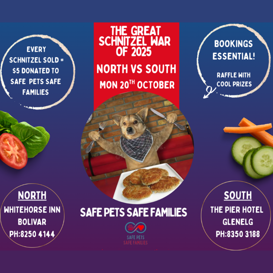 Safe Pets Safe Families Schnitzel Fundraiser Night